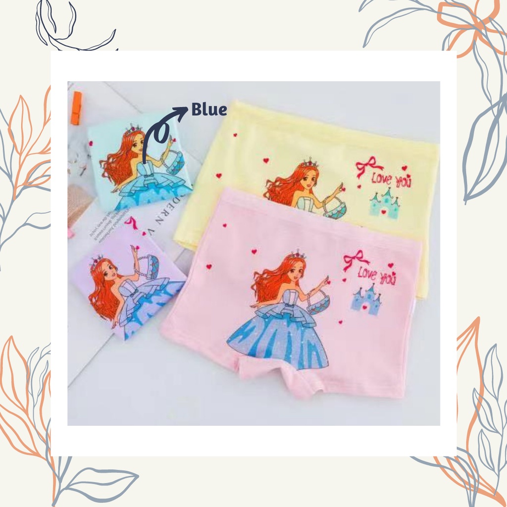 MBSS - XIAO TING CD PRINCESS LOVE celana dalam anak perempuan bahan katun halus 2-12 Tahun