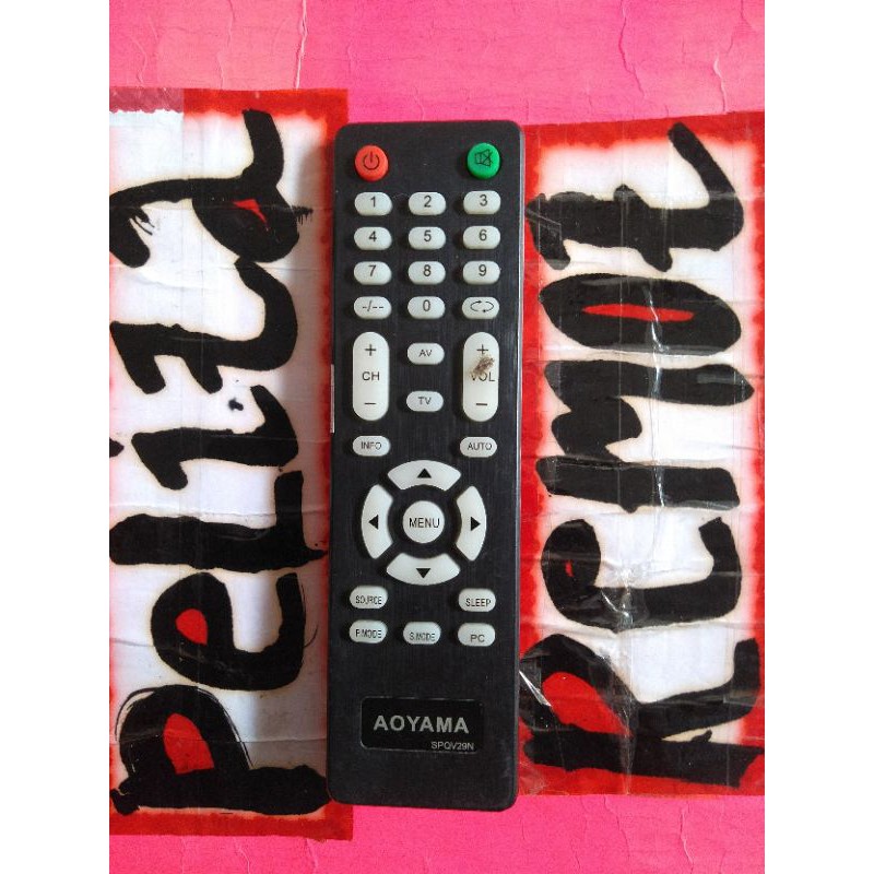 remot tv AOYAMA lcd led original terlengkap
