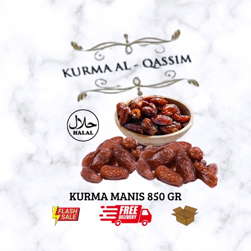 

Kurma Manis Al Qassim Kemasan Ember Berat 850 Gram Original