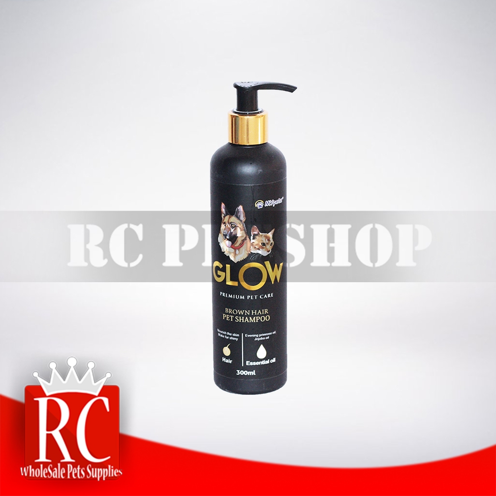 Shampoo hewan Kucing Anjing Glow 300 ml Pet Shampo SILKY bulu kutu