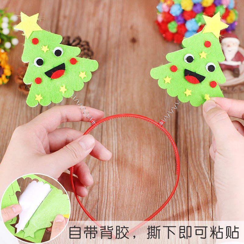 DIY BANDO Versi NATAL FELT / ART &amp; CRAF / Edukasi Anak / BAndo Anak