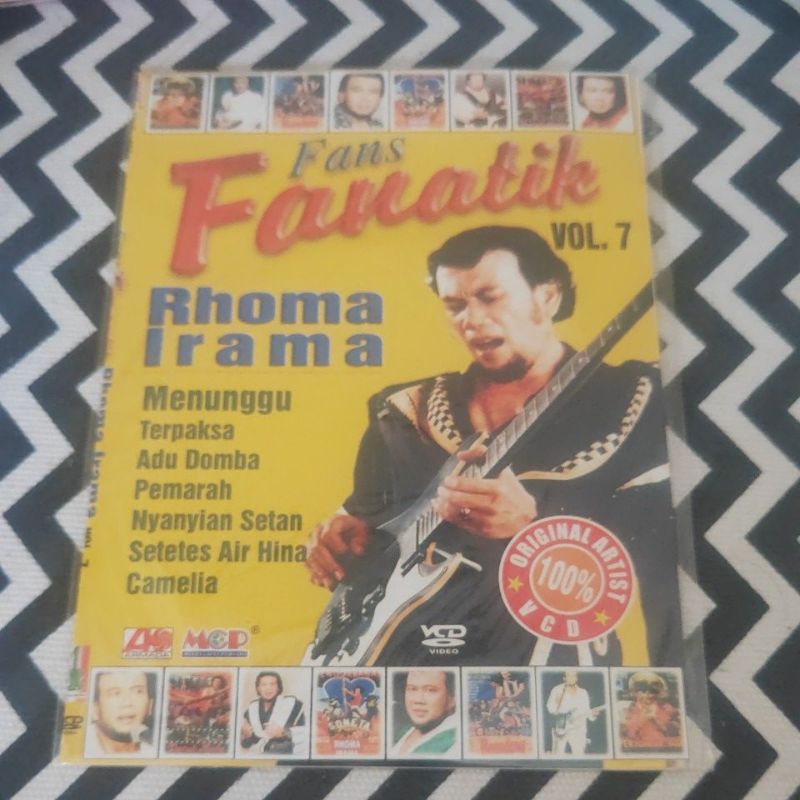 VCD KARAOKE ORIGINAL FANS FANATIK RHOMA IRAMA VOL.7