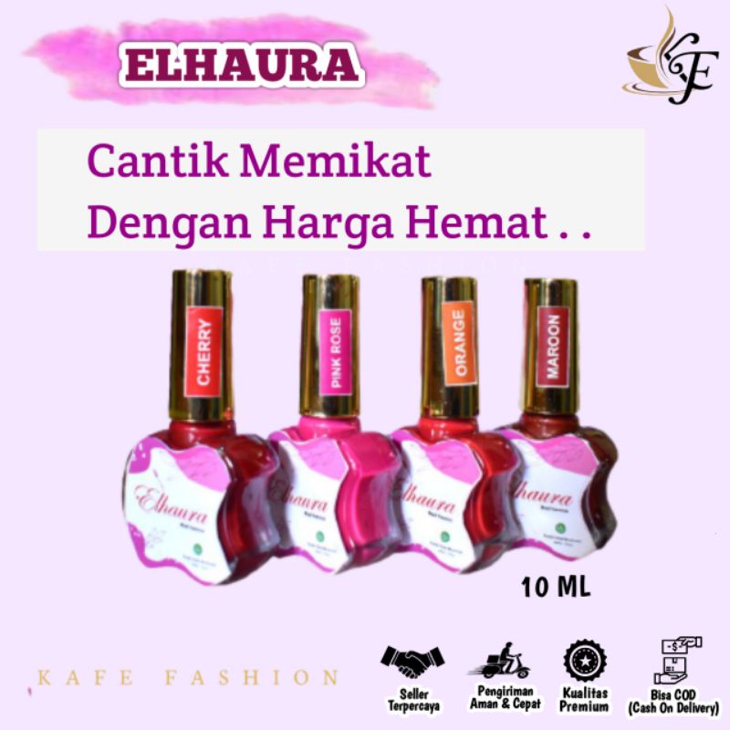 Kutek Halal Wudhu Cat Elhaura Kuku Muslim Kuteks Henna Hena Halal Muslimah untuk Sholat Naura Nail Hena
