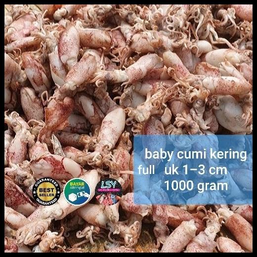 

ikan asin cumi rebus kering / baby cumi 1kg