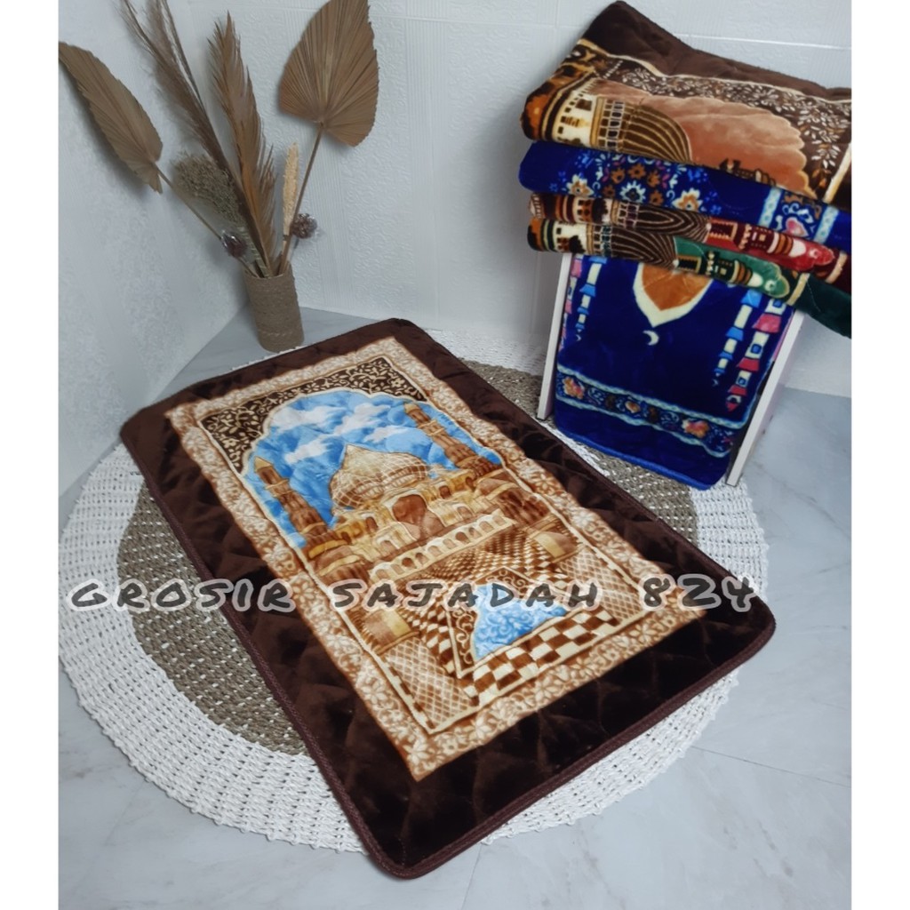 sajadah luxor jumbo sajadah busa turki embos super tebal viral