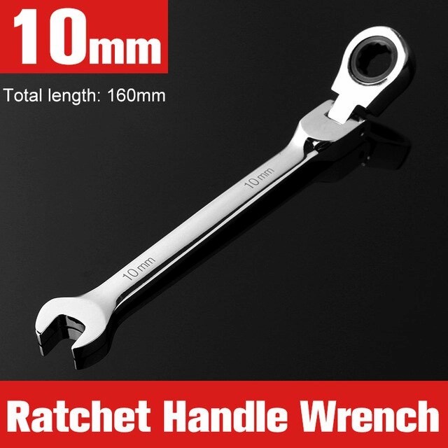 KUNCI PAS 10 RING PAS FLEXIBLE STEEL DUAL HEAD WRENCH FLEXIBLE