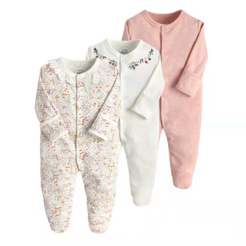 Sleepsuit 3 In 1 Bayi Cowok /Jumper Jumpsuit Panjang Bayi / Set Kado Hampers Baju Bayi Baru Lahir / 