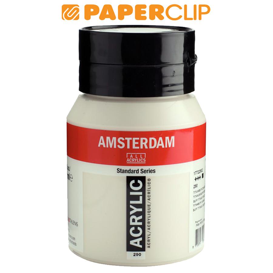 

CAT ACRYLIC AMSTERDAM 17722902AAC 500ML S1 TITANIUM BUFF DEEP