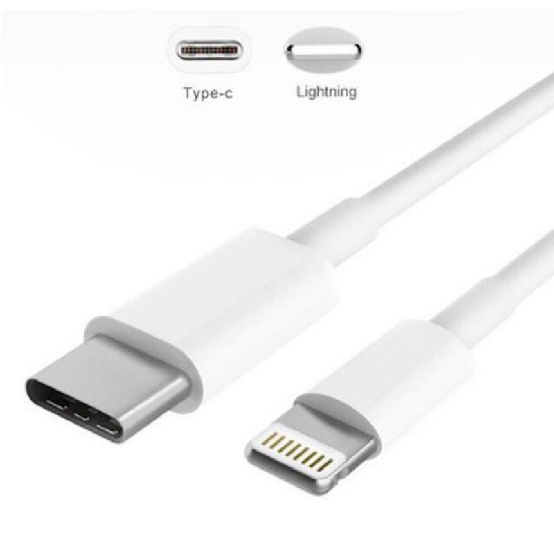 BATAM GROSIR (CIR)  Kabel Data Type C To Lightning TypeC To iphone 11 12 Pro TipeC Tipe C Cable Char