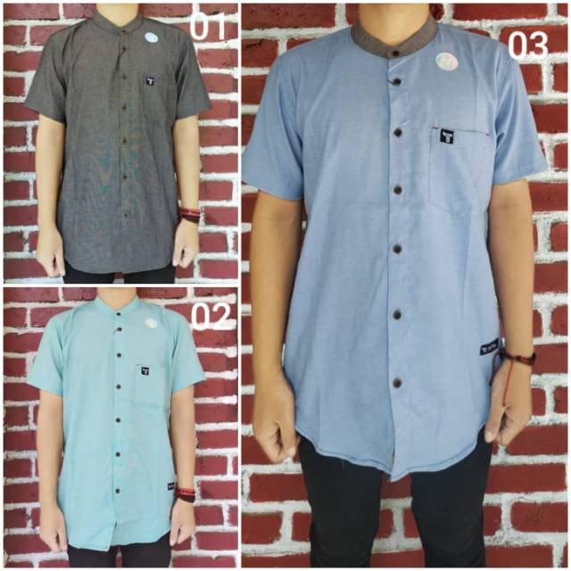 KEMEJA POLOS PRIA/KEMEJA DISTRO