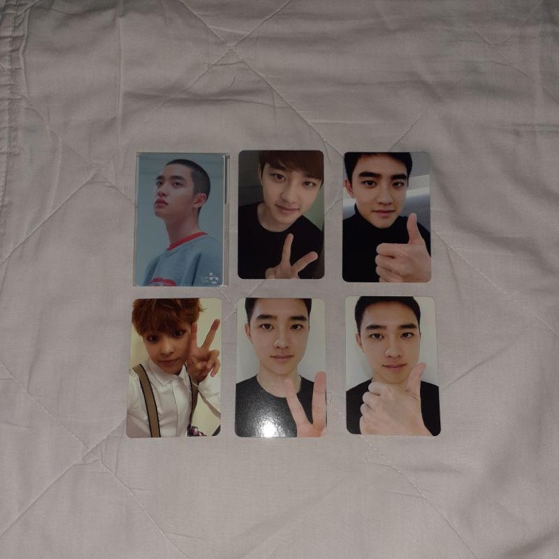 PHOTOCARD CASHBEE EXO DO KYUNGSOO XIUMIN EXODUS FOR LIFE SFY WELKIT TEMPAT POSTCARD HOLO