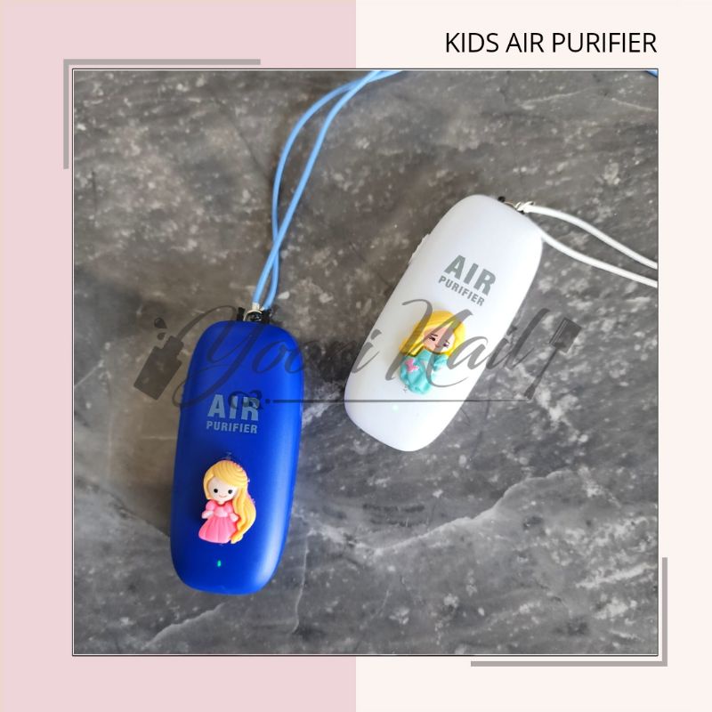 Kids Air Purifier Necklace Kalung Antivirus Anak Lucu M6 Dual Brush