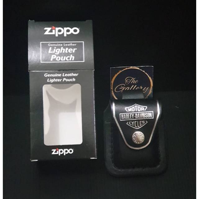 ⭐⭐⭐⭐⭐ ORIGINAL HARLEY DAVIDSON ZIPPO POUCH