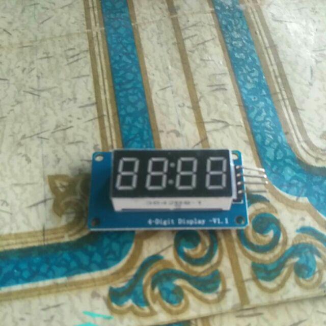 Tm1637 Modul Display Led Untuk Arduino 7 Segmen 4 Bits 0.36inci