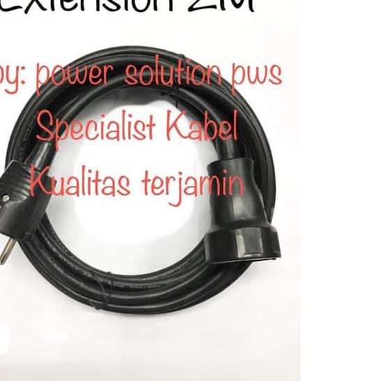 Promo / Kabel Listrik Tambahan ( Extension ) 2 Meter Kabel Rol colokan kabel Grosir,...