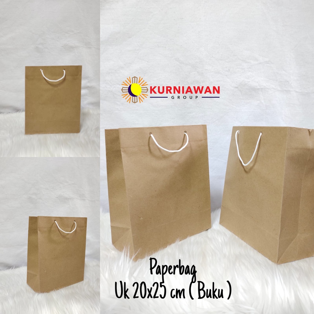 

paperbag Polos uk 20x25 cm, paper bag, Tas Kertas , Goodie Bag