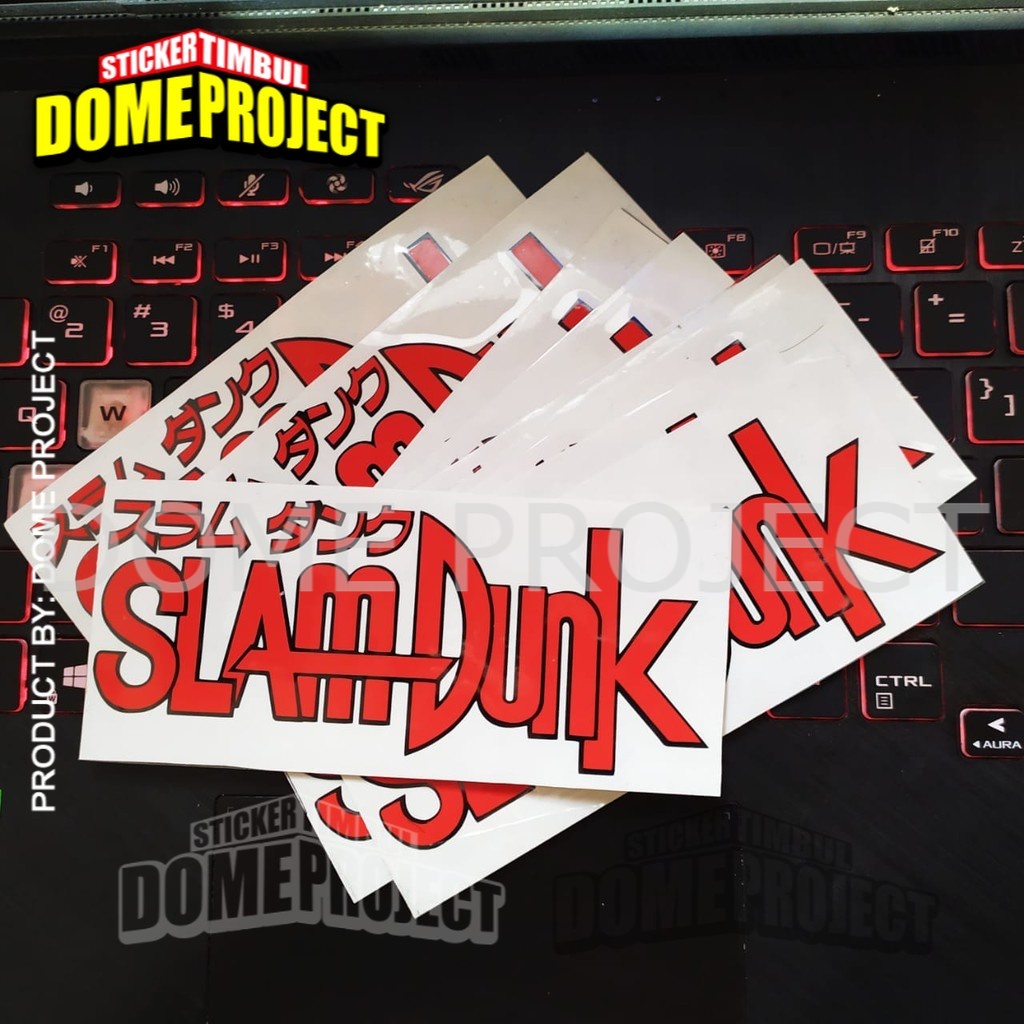 SLAMDUNK ANIME STIKER CUTTING SATUAN STIKER MOBIL OUTDOOR IMPORT