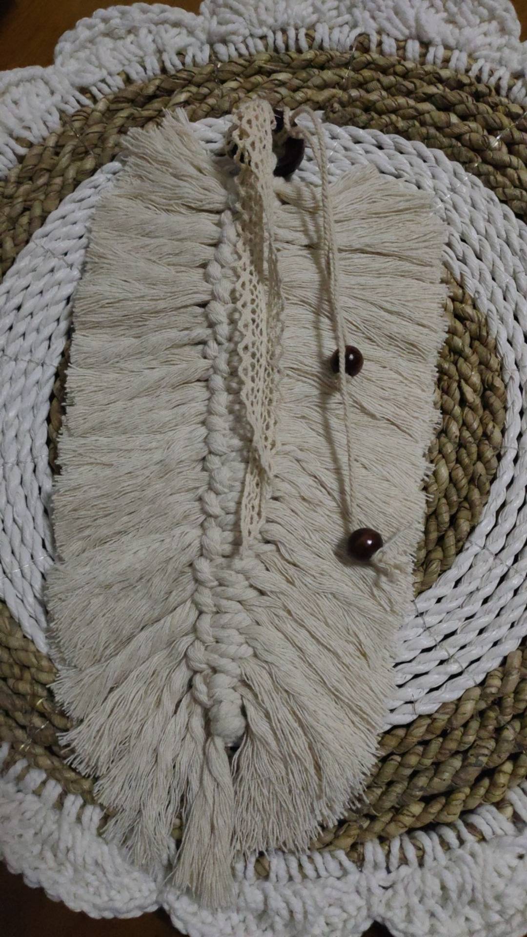 Placemat Rajut/placemat Renda/walldecor/placemat Macrame/macrame