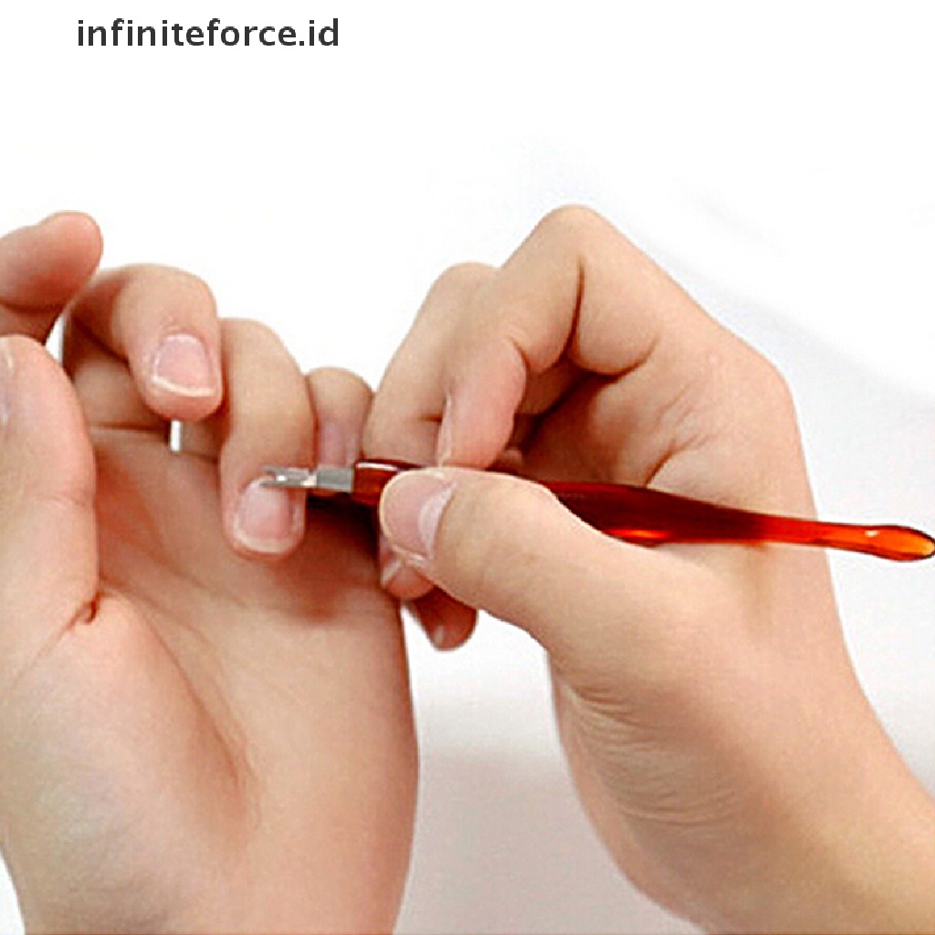 Infiniteforce.id 10pcs / Set Alat Pendorong Kutikula Kuku Untuk Manicure / Pedicure