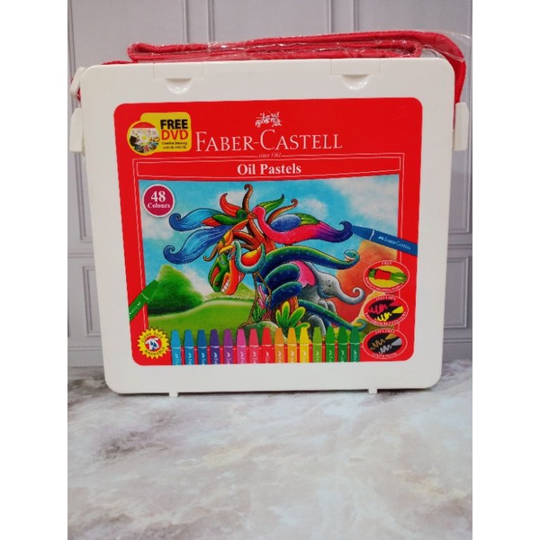 

NEW ! Faber Castell Hexagonal Oil Pastels 48 Colours [1 Set] / Little Kim's Shop