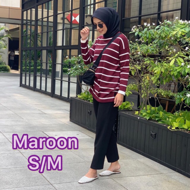 Stripes Cotton Sweater by Heaven Lights