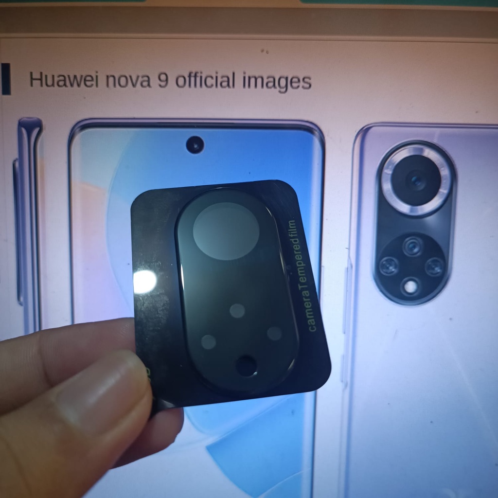 (HOT PROMO) TG Camera 3D Black For Huawei Nova 9 Anti Gores Camera Belakang Handphone