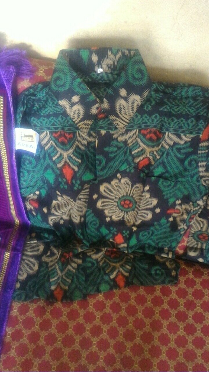 Size M L Xl Xxl Xxxl Bswart Batik Hrb026 Kenongo Hem Pendek Padi Pekalongan M L Xl Batik Pria Murah