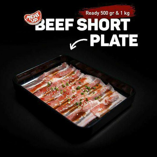 

US Short plate slice 1kg Halal