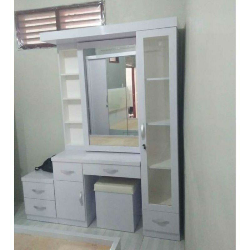 Meja Rias HPL Kaca Panjang