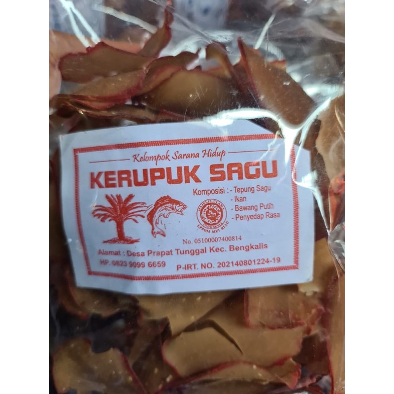 

KERUPUK SAGU 250gr MENTAH (khas bengkalis Riau)