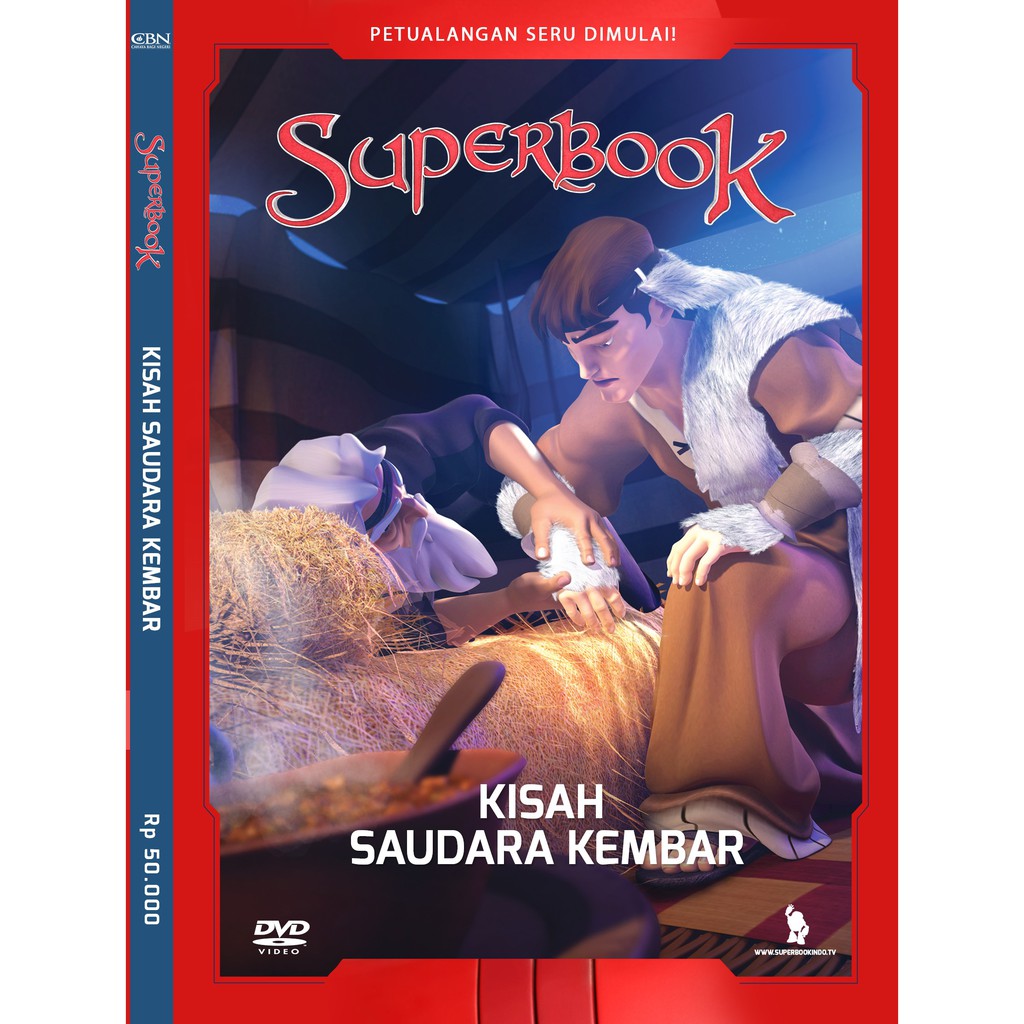 DVD Superbook - KISAH SAUDARA KEMBAR (KISAH YAKUB & ESAU)