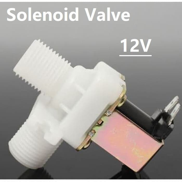 Solenoid Valve 12v Dc Nc L Type Siku 1/2 Inch 1/2 Kran Elektrik Air