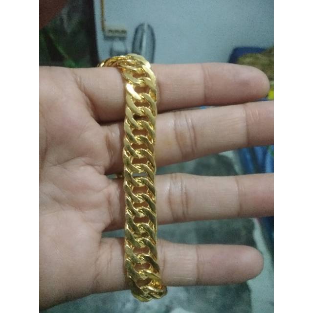 Gelang replika mas 24,awet,bisa disepuh ulang