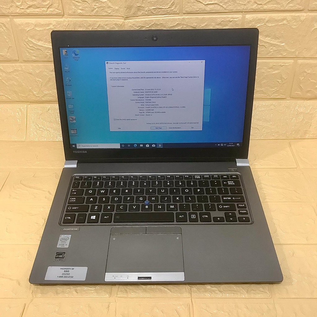 Laptop Murah Toshiba Z30 - B Core i5 Gen 5Th