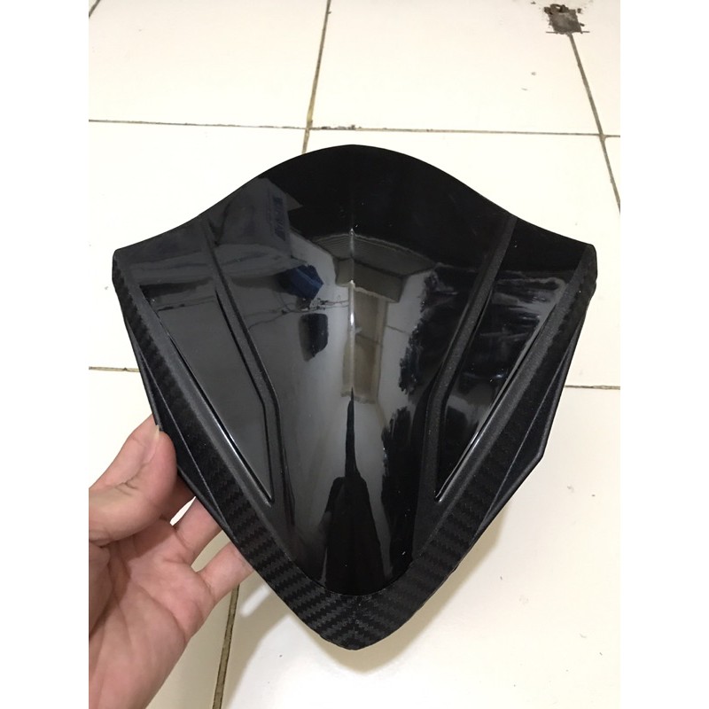 Windshield / Visor / Tameng Karbon Hitam Beat Fi dan Beat Esp New Karbon