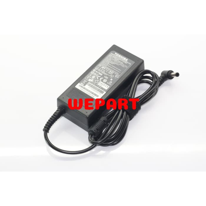 Original Adaptor Charger Toshiba L515 L600 L645 C645 C640 L635 L735 L740 L700 L675 19V 3.42A ORI