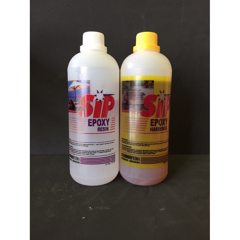

Lem Epoxy Merek SIP Satu Set 1 Liter
