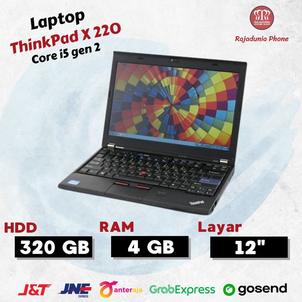 Laptop Lenovo Thinkpad X220 Core i5 Ram 4GB Tangguh