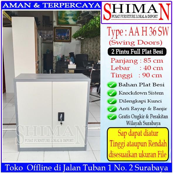 

Lemari Arsip 1/2 Cabinet Plat Besi Aa H 36 Sw Bufalo