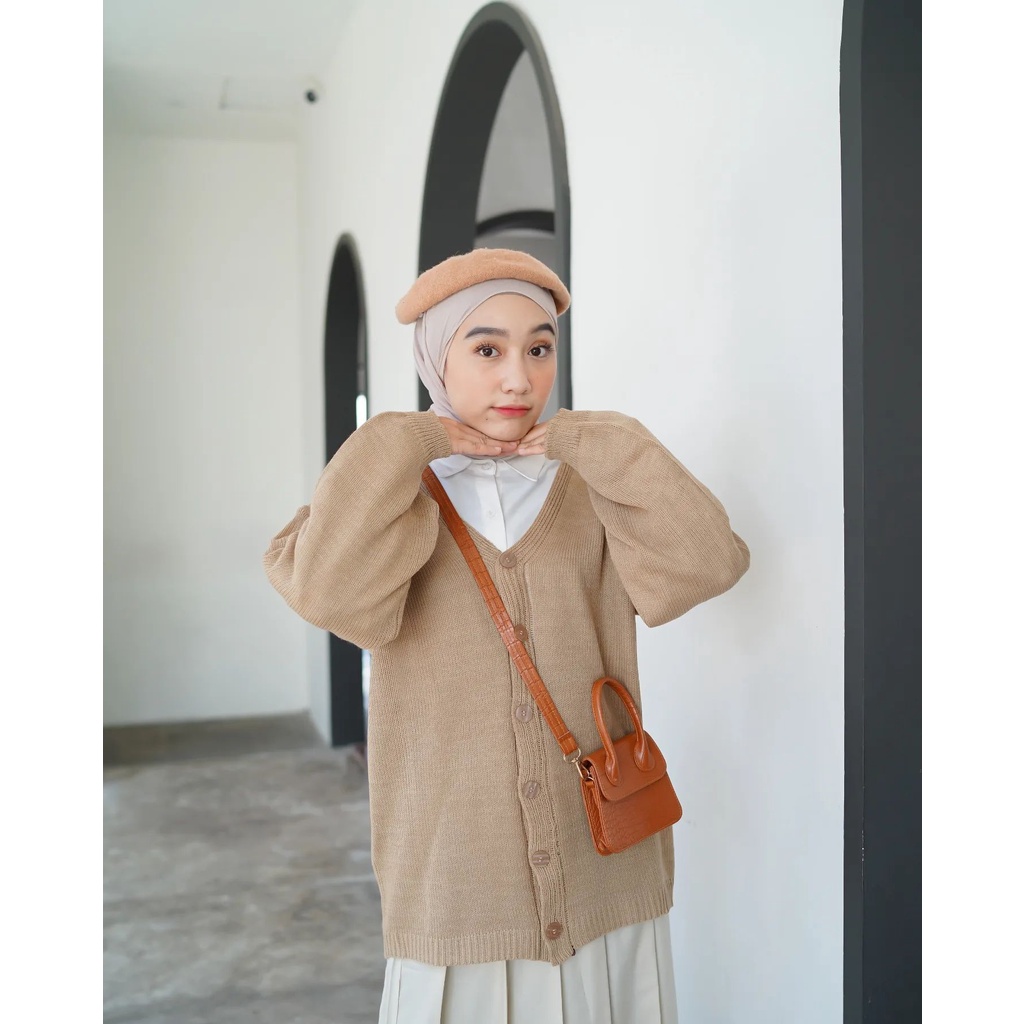 ZAERA CARDY - ATASAN WANITA - CARDIGAN - KOREAN STYLE