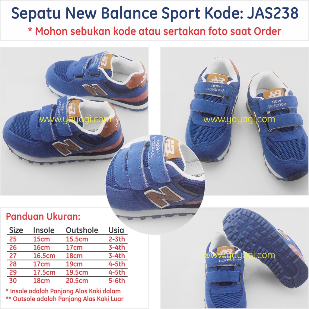 insole sepatu new balance