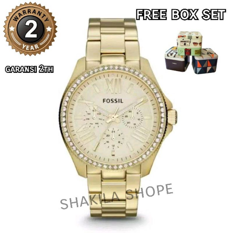 [ Original-Garansi 2Th ] Jam Tangan Wanita Am4482 Am 4482 Gold Am4481 Am 4481 Silver Model Batu Perm