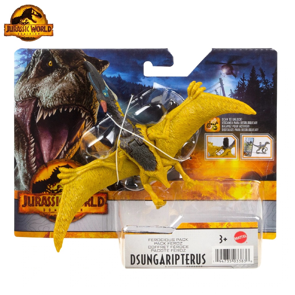 JURASSIC WORLD 2022 Dominion Ferocious Pack Dsungaripterus Figure