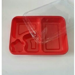 BENTO BINTANG BENTO MIKA 4 SEKAT / BENTO SEKAT WARNA MIKA BENTO KOTAK + TUTUP TRAY Bento 4 SKAT BENTO WARNA MIKA WARNA MIKA BENTO KOTAK NASI BENTO / TEMPAT MAKAN BENTO TRAY BENTO SEKAT 4 BINTANG TRAY BINTANG SEKAT 4