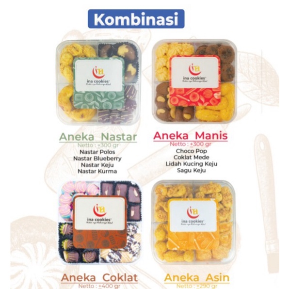 INA COOKIES VARIAN KOMBINASI