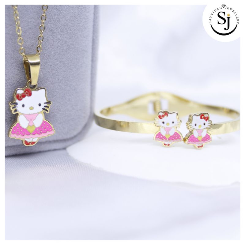 Perhiasan anak / Perhiasan set anak / Perhiasan anak hello kitty