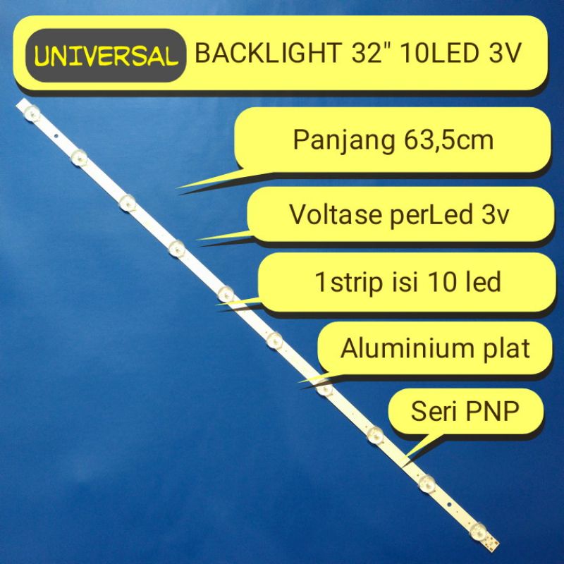 1pcs universal backlight modifan multi 32 inch 10k 3v Polytron dll PNP