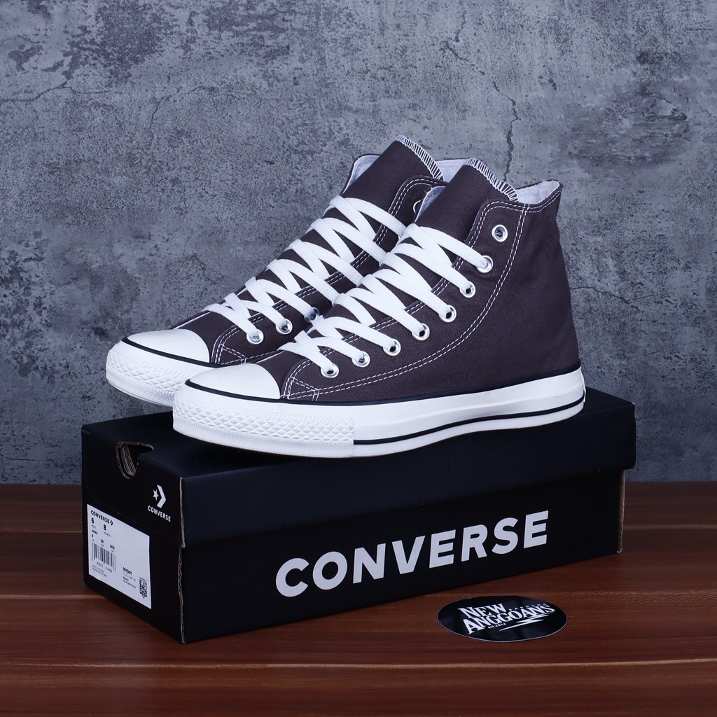 (GRATIS ONGKIR) SEPATU CONVERSE ALL STAR HIGH BLACK WHITE