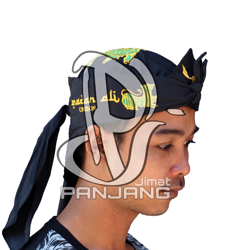 BLANGKON MACAN ALI CIREBON FULL BORDIR ASLI - langkon Macan ali Cirebon Full bordir