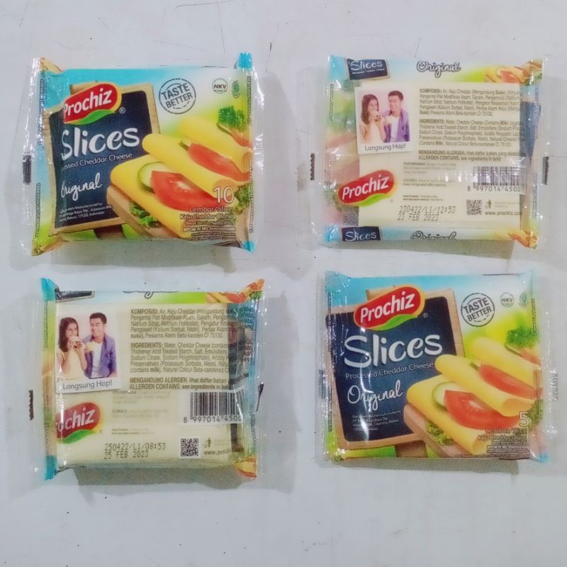 

Keju Cheddar Prochiz Original 5/10 slice | cheese 85gr/170gr